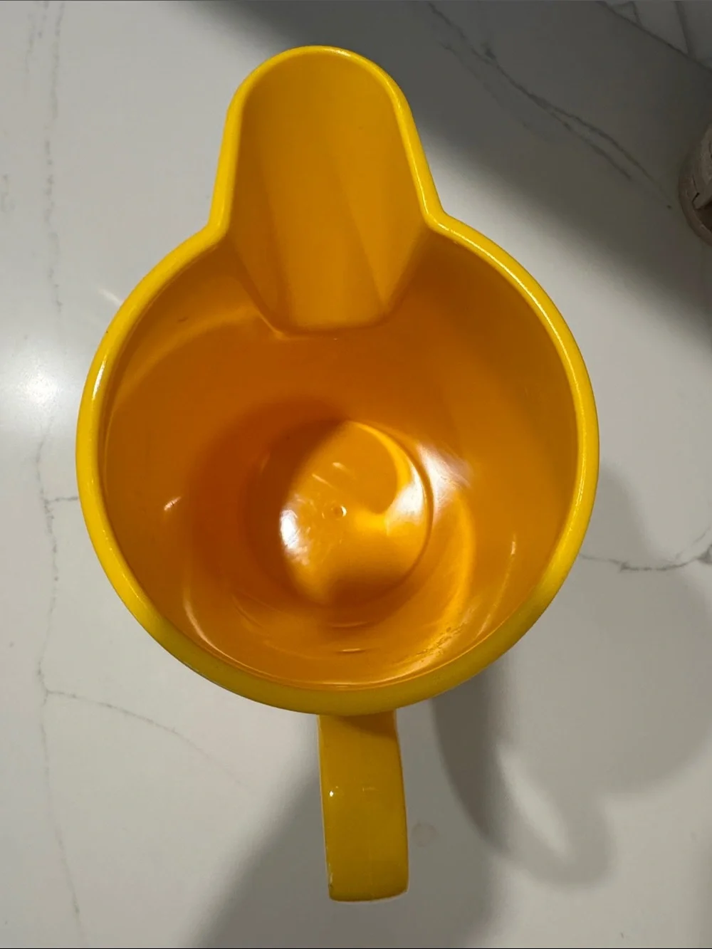 Bright Yellow Retro Dansk Plastic Pitcher